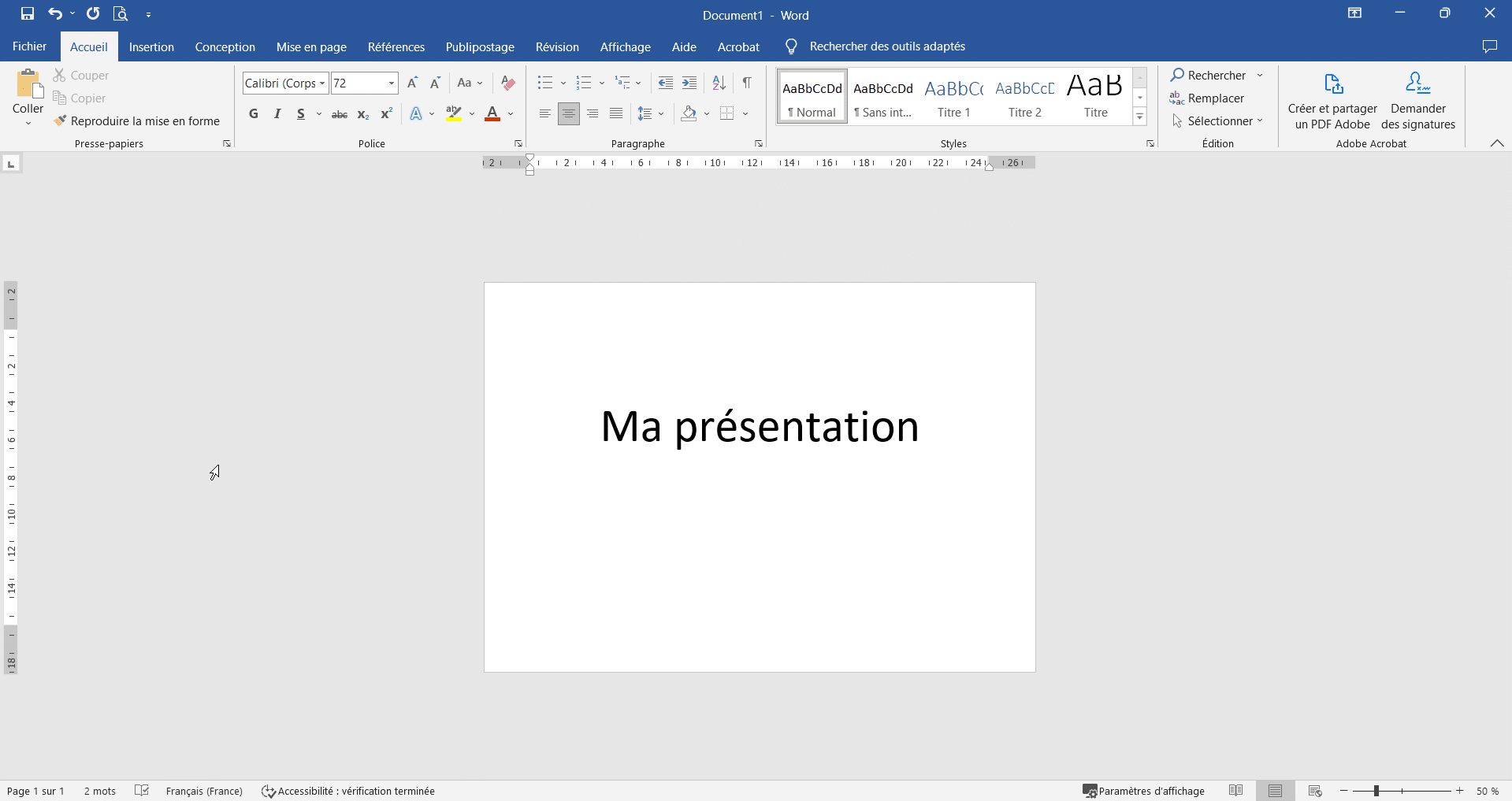 comment faire un diaporama sur Word ?